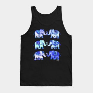 blue elephants Tank Top